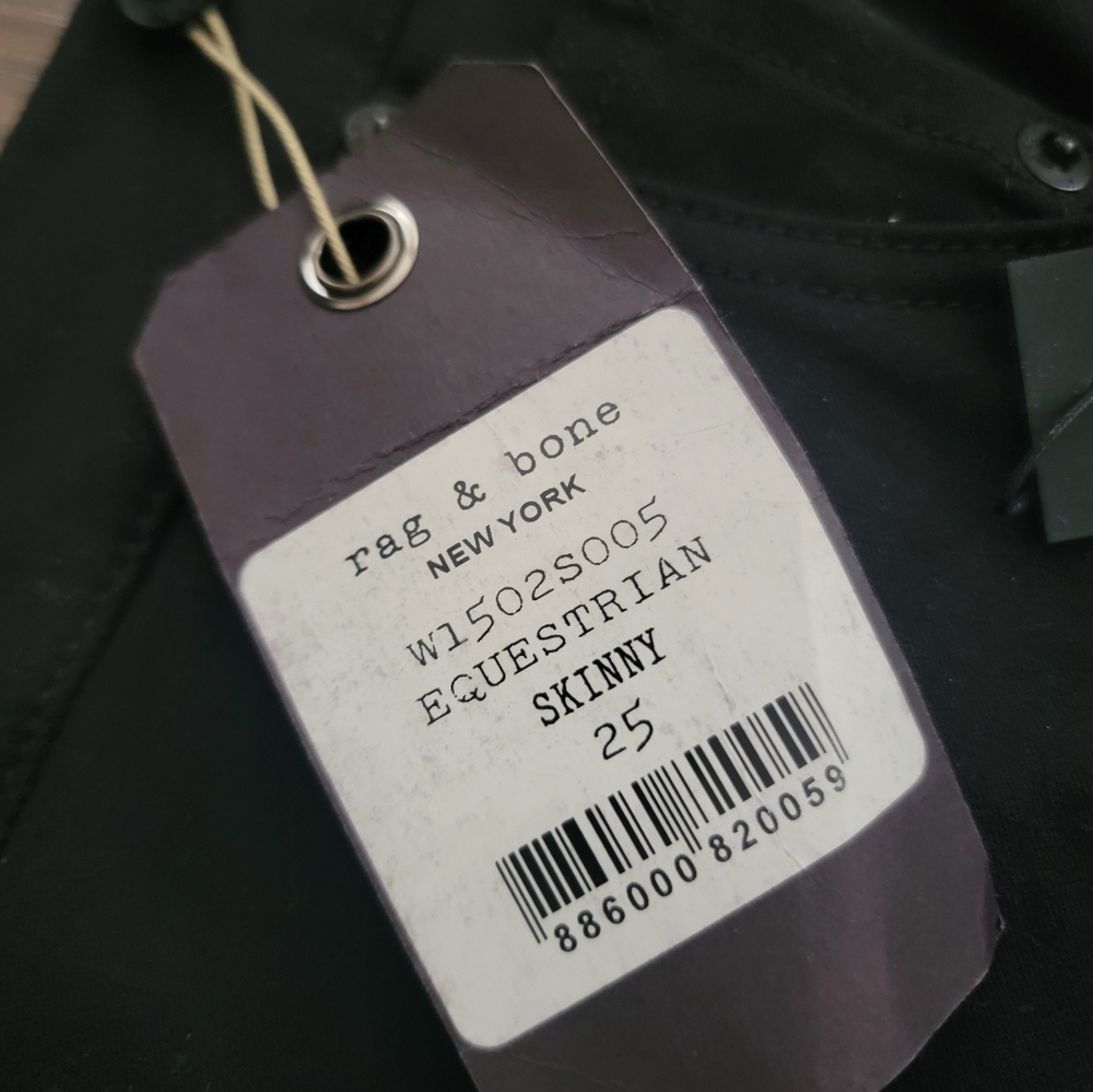 Rag & Bone Equestrain Skinny Pant Size 25 - Picture 6 of 9
